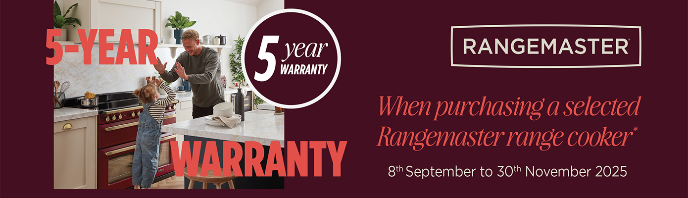 Rangemaster 5 year Warranty 2025