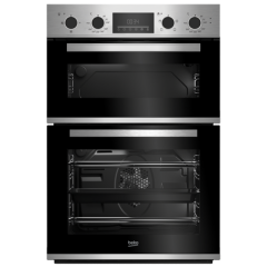 Beko CDFY22309X 60cm A Rated Built In Electric Double Oven