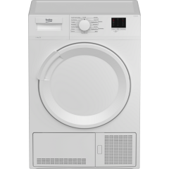 Beko DTLCE80041W B Rated 8kg Condenser Tumble Dryer White