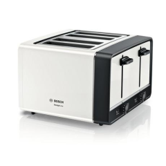 Bosch TAT5P441GB 4 Slice Toaster, White