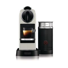 Delonghi EN267.WAE Nespresso Citiz Coffee Machine with Aeroccino Milk Frother, White