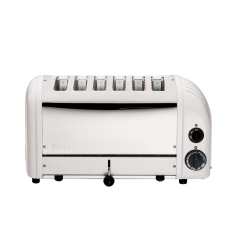 Dualit 60146 6 Slot Classic Toaster, White