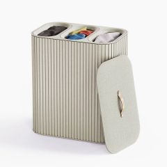 Joseph Joseph 5000008 Tota Trio Luxe 90L Ecru Laundry Separation Basket