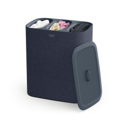 Joseph Joseph 50025 BLACK Tota Trio 90L Black Laundry Separation Basket
