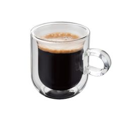 Double Walled Glassware 2 Piece Espresso Glass Set, 75ml