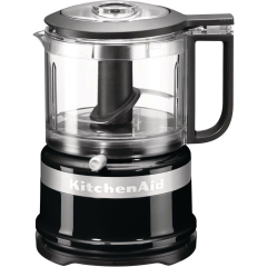 KitchenAid 5KFC3516BOB Mini Food Chopper, Onyx Black