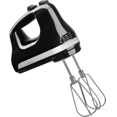 KitchenAid 5KHM5110BOB 5 Speed Classsic Hand Mixer, Onyx Black