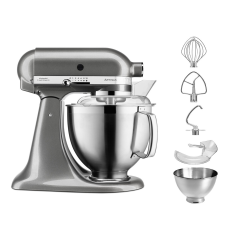 KitchenAid 5KSM185PSBMS 185 ARTISAN 4.8L Tilt-head Stand Mixer, Medallion