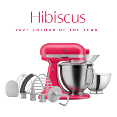 KitchenAid 5KSM195PSBHI ARTISAN 4.7L HIBISCUS Tilt-head Stand Mixer, Hibiscus