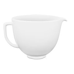 KitchenAid 5KSM2CB5LW Ceramic Mixing Bowl 4.7L - White Chocolate
