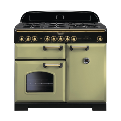 Rangemaster 114770 (CDL100DFFOG/B) CLASSIC DELUXE 100cm Dual Fuel Cooker