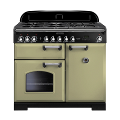 Rangemaster 100910 (CDL100DFFOG/C) CLASSIC DELUXE 100cm Dual Fuel Cooker