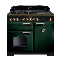Rangemaster 113820 (CDL100DFFRG/B) CLASSIC DELUXE 100cm Dual Fuel Cooker