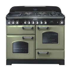 Rangemaster CDL110DFFOG/C (100930) 110cm CLASSIC DL DF Fuel Range Cooker Olive Green/C