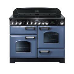 Rangemaster CDL110ECSB/C CLASSIC DELUXE 110cm Ceramic Cooker, Stone Blue
