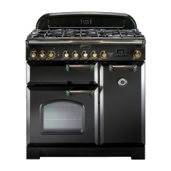 Rangemaster CDL90DFFBL/B (80950) CLASSIC DELUXE 90cm Dual Fuel Cooker