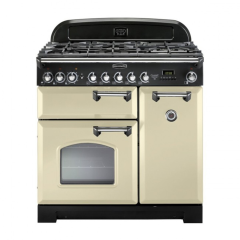 Rangemaster CDL90DFFCRC CLASSIC DELUXE 90cm Dual Fuel Cooker
