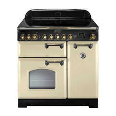 Rangemaster CDL90ECCR/B CLASSIC DELUXE 90cm Ceramic Range Cooker