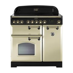 Rangemaster CDL90EICR/B CLASSIC DELUXE 90cm Induction Range Cooker