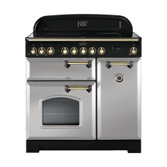 Rangemaster 114700 (CDL90EIRP/B) CLASSIC DELUXE 90cm Induction Range Cooker
