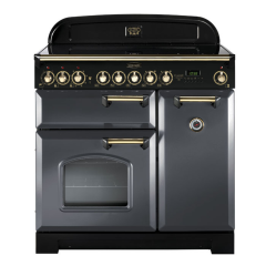 Rangemaster CDL90EISL/B (124260) CLASSIC DELUXE 90cm Induction Range Cooker
