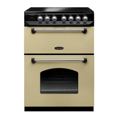 Rangemaster CLA60ECCR/C Classic 60cm Ceramic Freestanding Cooker, Cream
