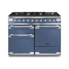 Rangemaster ELS110DFFSB/ Elise 110 Dual Fuel Cooker, Stone Blue