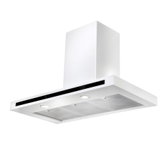 Rangemaster HLTHDS90WH 90cm Hi Lite Flat Chimney Hood Finished in White