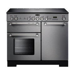 Rangemaster 112830 (KCH100ECSS/Câ€‹) KITCHENER 100cm Ceramic Range Cooker, Stainless Steel/S