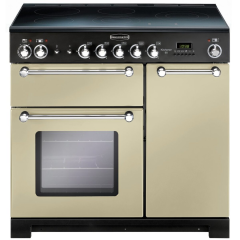 Rangemaster 79280 (KCH90ECCR/C) 79280 KITCHENER 90cm Ceramic Range Cooker, Cream