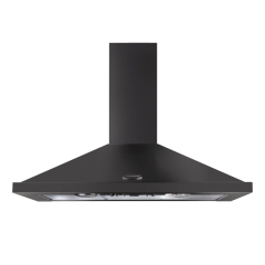 Rangemaster LEIHDC90SL/C (119490) 90cm Chimney Hood Without Rail, Slate Chrome Badge