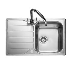 Rangemaster MG8001/ Michigan Stainless Steel Inset Sink 1 Bowl Compact