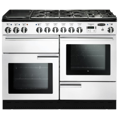 Rangemaster PDL110DFFWH/C PROFESSIONAL DELUXE 110cm Dual Fuel Cooker, White