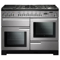 Rangemaster 97510 (PDL110DFFSS/C) PROFESSIONAL PLUS 110cm Dual Fual Cooker, Stainless