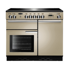 Rangemaster 112370 (PROP100ECCR/C) PROFESSIONAL PLUS 100cm Ceramic Range Cooker, Cream/C