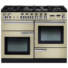 Rangemaster PROP110NGFCR/C PROFESSIONAL PLUS 110cm Gas Range Cooker, Cream/C