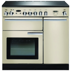 Rangemaster PROP90EICR/C PROFESSIONAL PLUS 90cm Induction Range Cooker, Cream