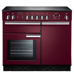 Rangemaster PROP90EICY/C PROFESSIONAL + 90cm Induction Range Cooker, Cranberry