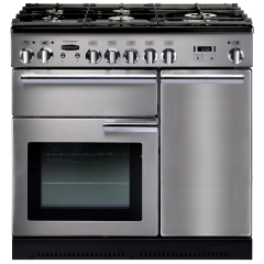Rangemaster PROP90NGFSSC PROFESSIONAL PLUS 90cm Gas Range Cooker, S/Steel