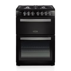 Rangemaster PROPL60DFFBL/C Professional+ 60cm Dual Fuel Freestanding Cooker, Black