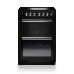 Rangemaster PROPL60ECBL/C Professional+ 60cm Ceramic Freestanding Cooker, Black