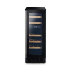 Rangemaster RWC3018BL/ 30cm 18 Bottle Wine Cabinet, Black