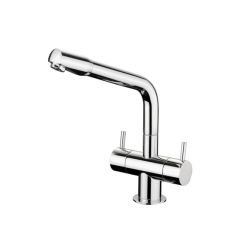 Rangemaster TAD1CM/ Aquadisc 1 Dual Lever Monobloc Tap, Chrome finish