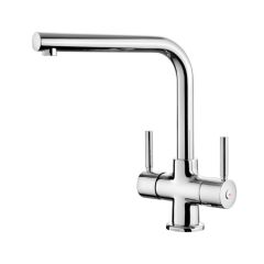 Rangemaster TAD5CM/ Aquadisc 5 Dual Lever Monobloc Tap, Chrome finish