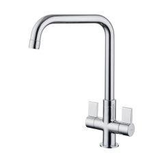Rangemaster TAQ2CM/ Aquaquad Dual Lever Monobloc Tap, Chrome finish