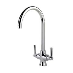 Rangemaster TCF2CM/ Cruciform Dual Lever Monobloc Tap, Chrome finish