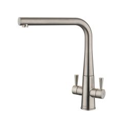 Rangemaster TCO1BF/ Conical Dual Lever Monobloc Tap, Brushed finish