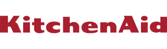 For more on KitchenAid, click here. KitchenAid logo.