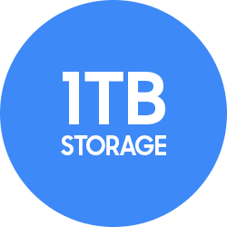1TB Storage Label