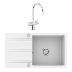 kitchen sinks and taps.